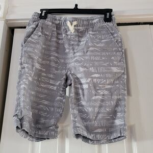 Children's Place boy's Grey Elastic Waist Drawstring Closure Basic Short Size 14